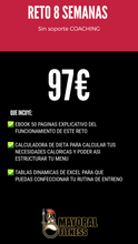 Cargar imagen en el visor de la galería, CURSO PERDIDA DE PESO ''RETO 8 SEMANAS'' SIN COACHING